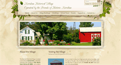 Desktop Screenshot of meridianhistoricalvillage.org